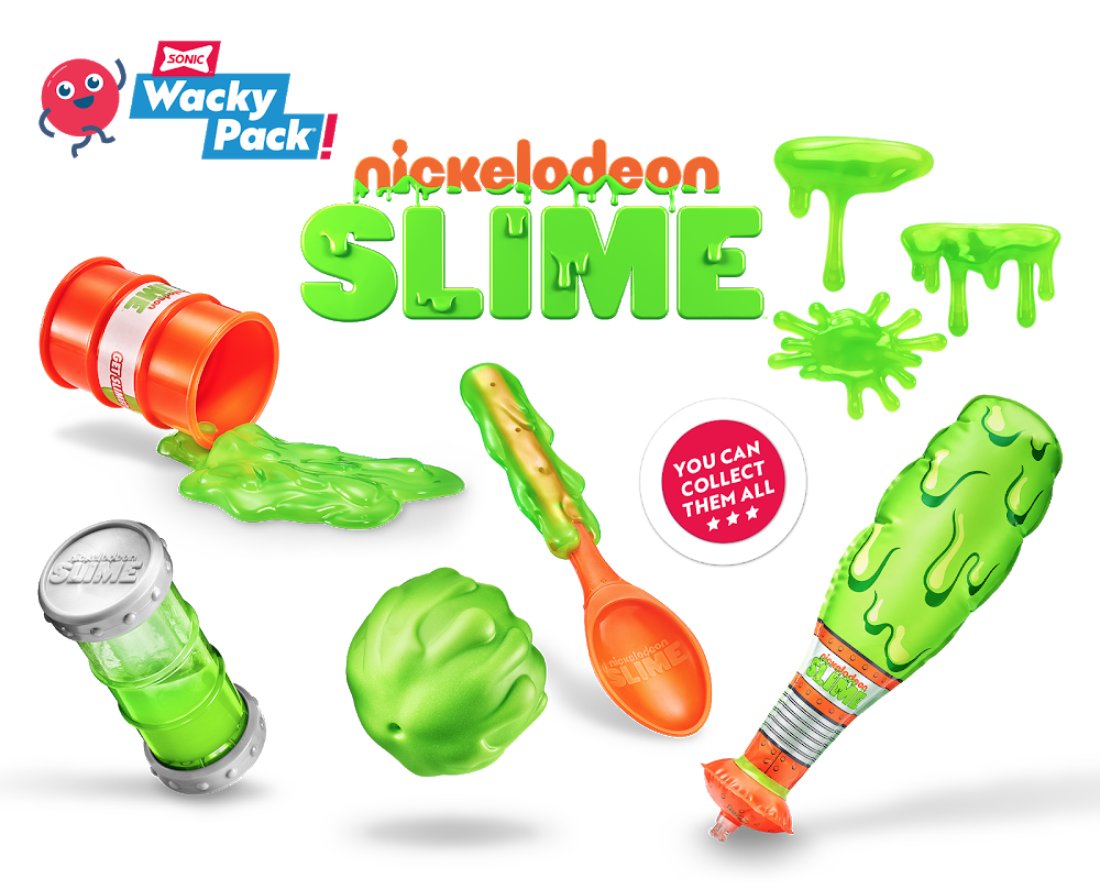 Sonic Drive In Wacky Pack Nickelodeon SLIME