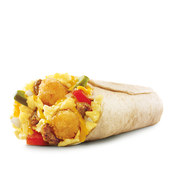 SuperSonic Breakfast Burrito at Sonic Drive In Fast Food Restaurant